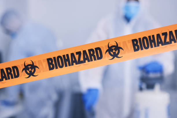 Professional Biohazard Cleanup technician working in Perryville, MO